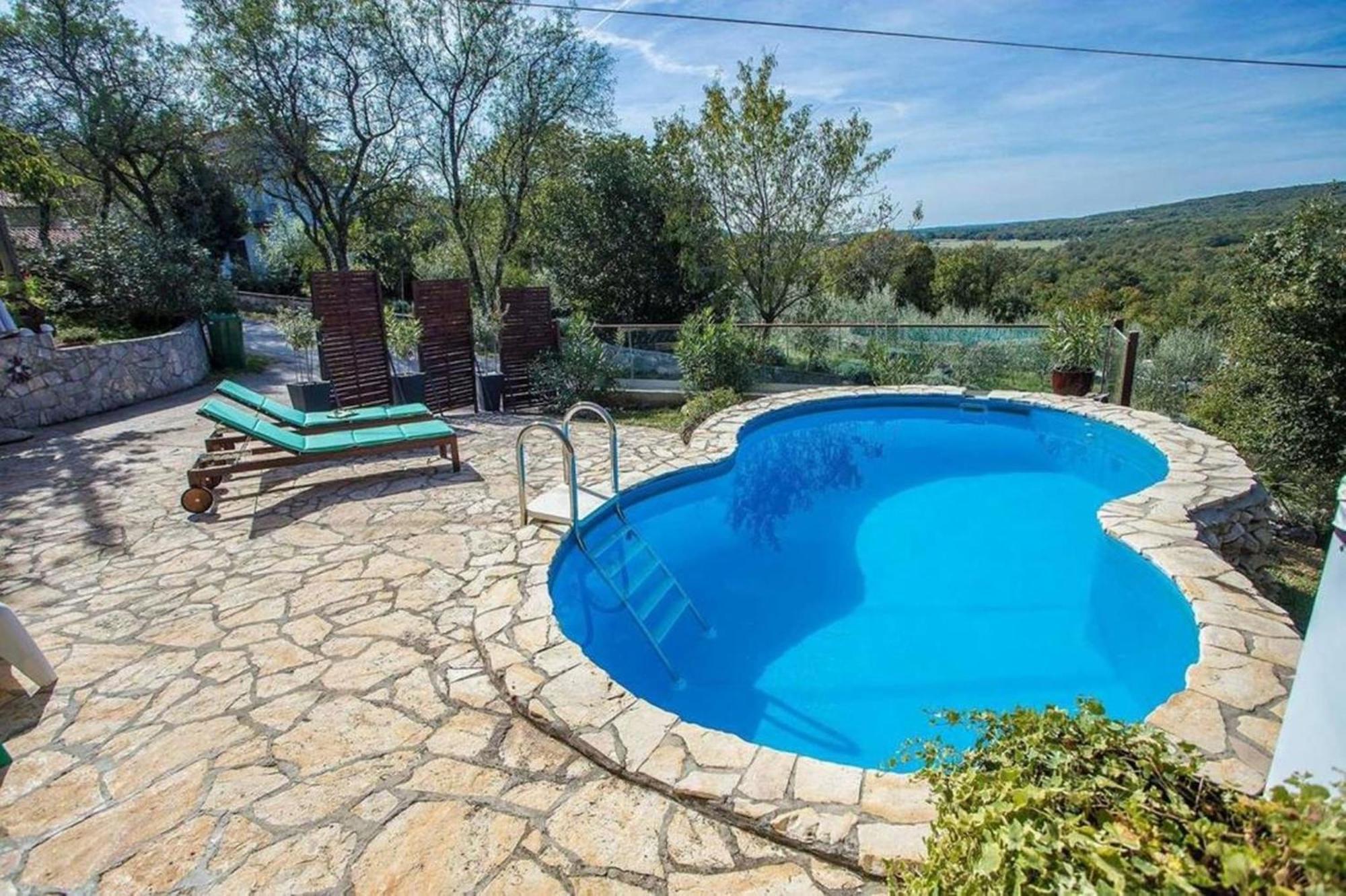 Holiday Home Deborah With Private Pool Labin  Bagian luar foto